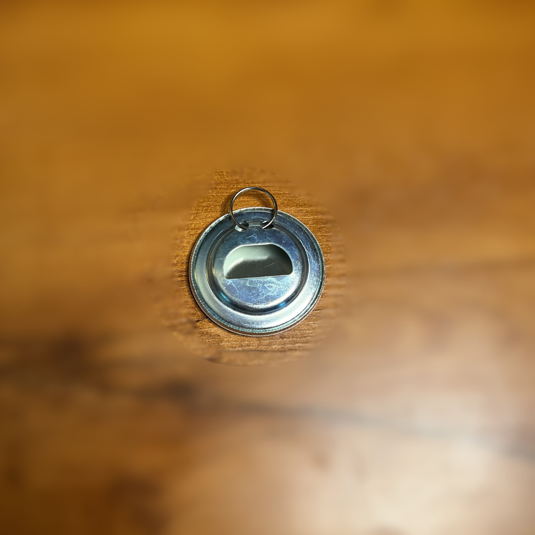Keychain Bottle Openers - Set of 6 - 2.25" Round Photo